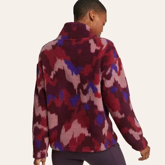 Eddie Bauer We Wander Fleece 1/4-Zip | Small | Dark Berry - Picture 2 of 9